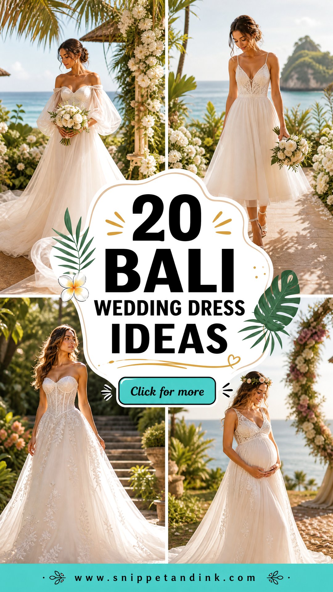 20 Bali Wedding Dress Ideas for a Dreamy Island Ceremony - 20 Bali Wedding Dress Ideas for a Dreamy Island Ceremony