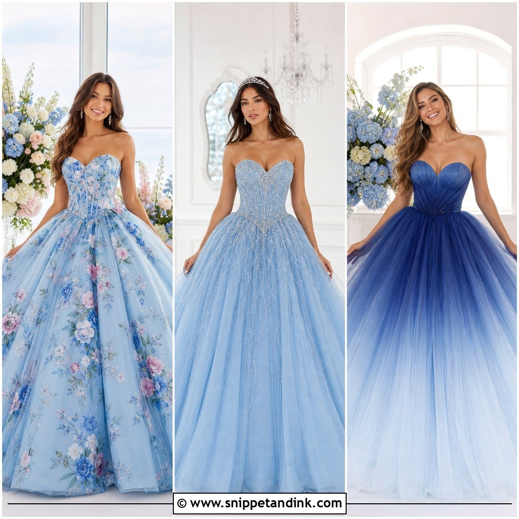 20 Ball Gown Blue Ideas for a Regal, Modern Statement Look