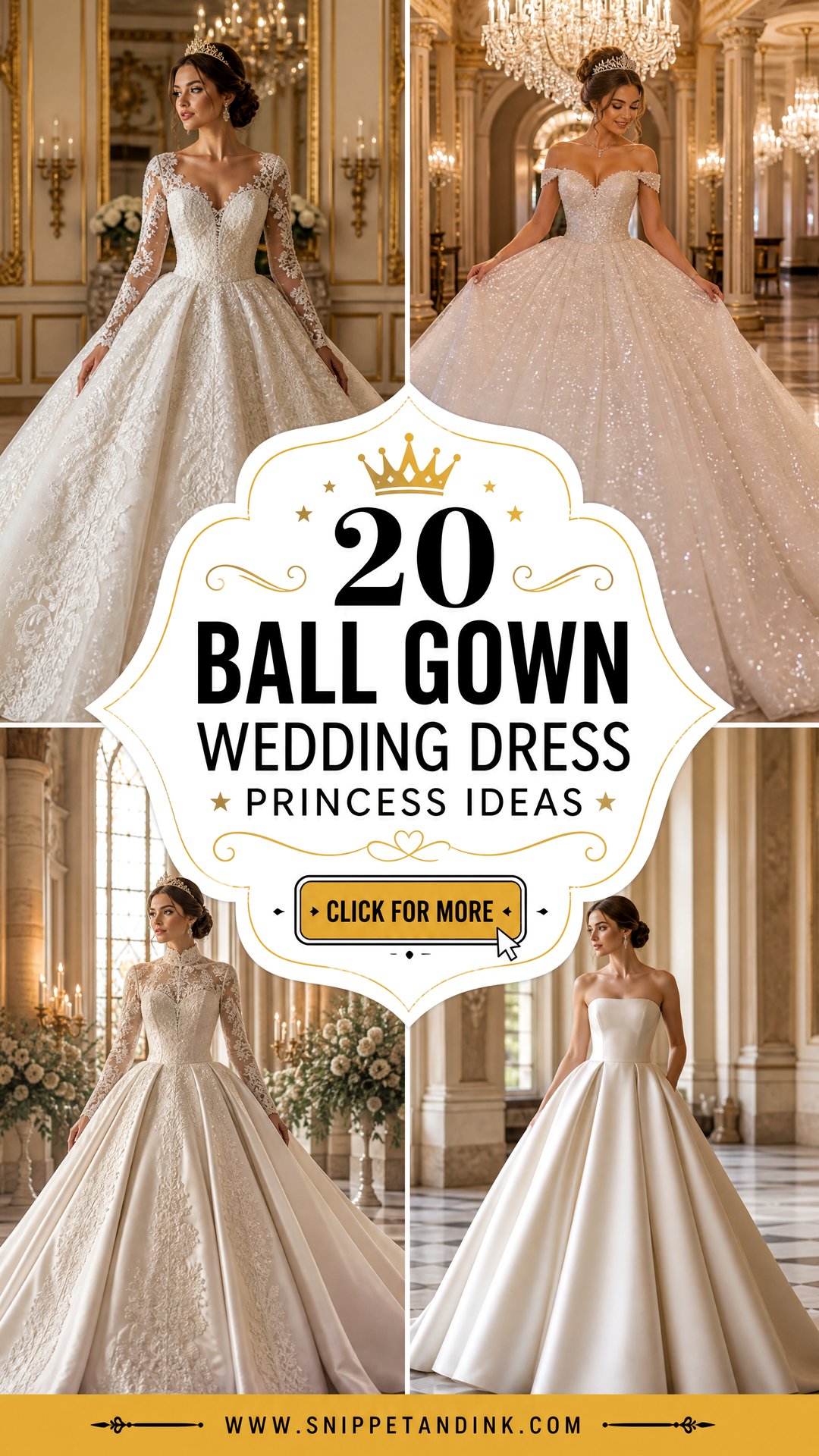 20 Ball Gown Wedding Dress Princess Ideas for Regal Brides - 20 Ball Gown Wedding Dress Princess Ideas for Regal Brides