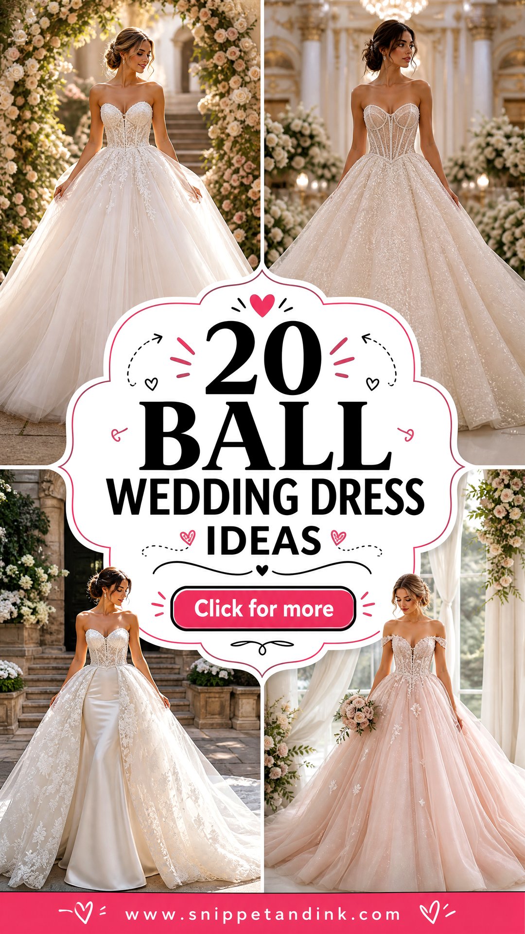 20 Ball Wedding Dress Ideas for Timeless Elegant Brides - 20 Ball Wedding Dress Ideas for Timeless, Elegant Brides