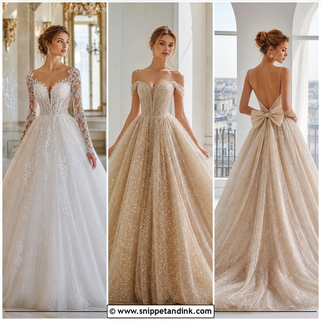 20 Ballgown Wedding Dress Sparkly Ideas for a Dazzling Aisle