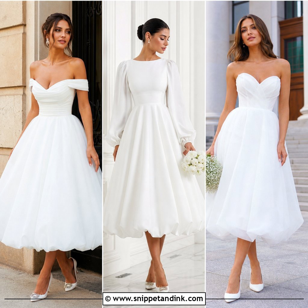 20 Balloon Wedding Dress Ideas for a Playful Bridal Look