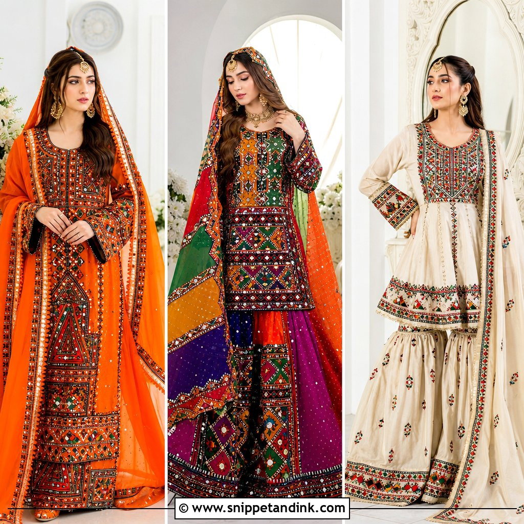 20 Balochi Bridal Dress Ideas Rich in Color and Tradition