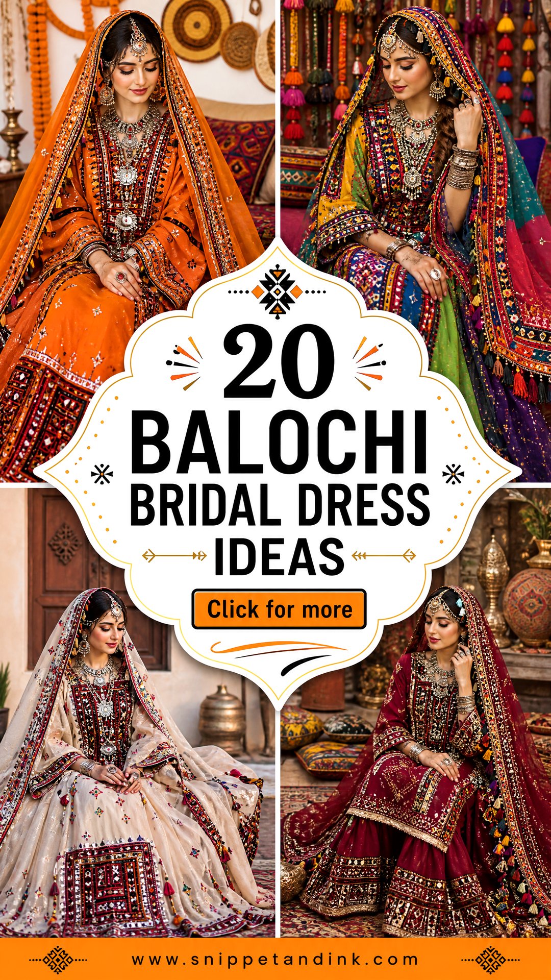 20 Balochi Bridal Dress Ideas Rich in Color and Tradition - 20 Balochi Bridal Dress Ideas Rich in Color and Tradition