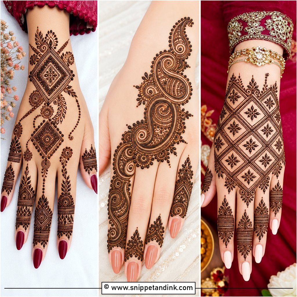 20 Balochi Mehndi Designs for Bold Bridal Inspiration