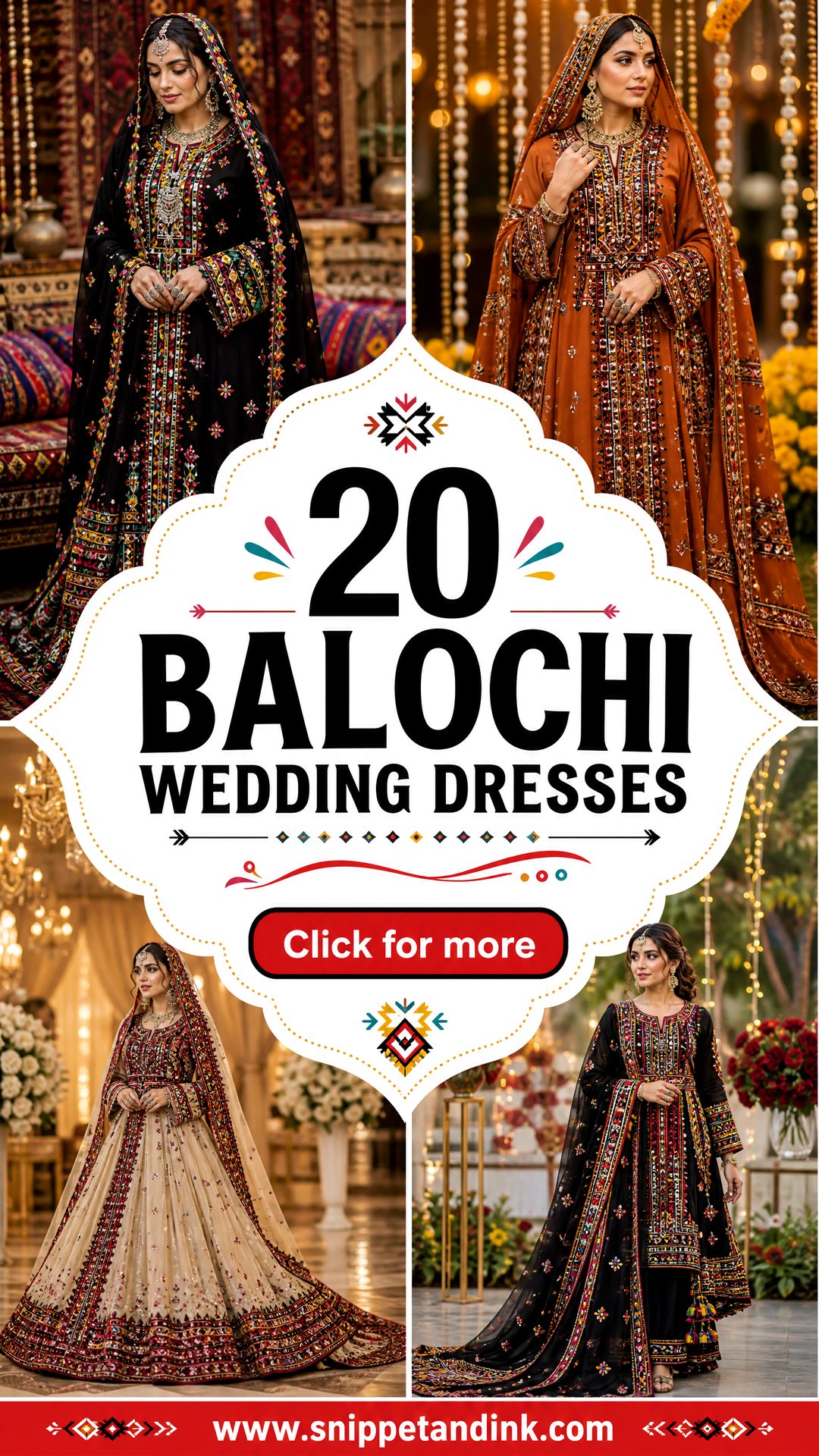 20 Balochi Wedding Dresses for a Vibrant Traditional Look - 20 Balochi Wedding Dresses for a Vibrant Traditional Look