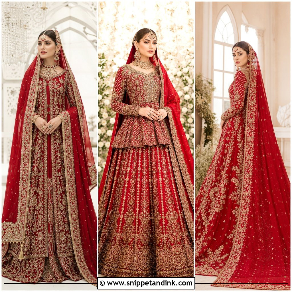 20 Barat Bridal Dress Ideas for a Regal Wedding-Day Look