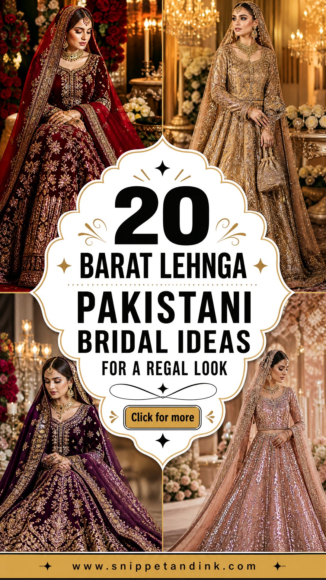 20 Barat Lehnga Pakistani Bridal Ideas for a Regal Look - 20 Barat Lehnga Pakistani Bridal Ideas for a Regal Look