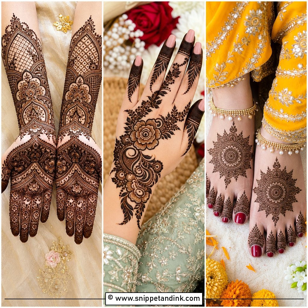 20 Barat Mehndi Design Ideas for a Stunning Bridal Look