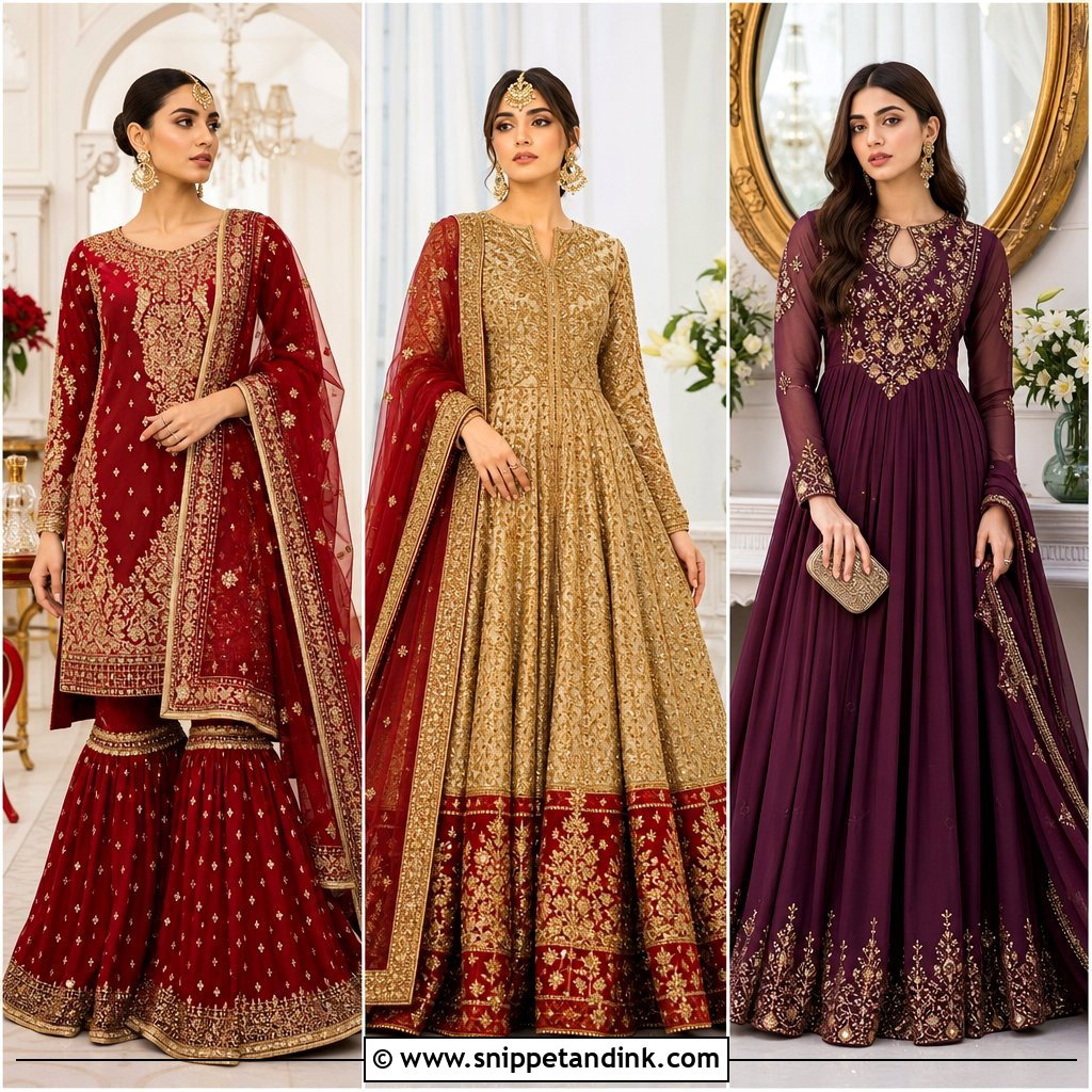 20 Barat Wedding Dress Ideas for a Showstopping Bridal Look