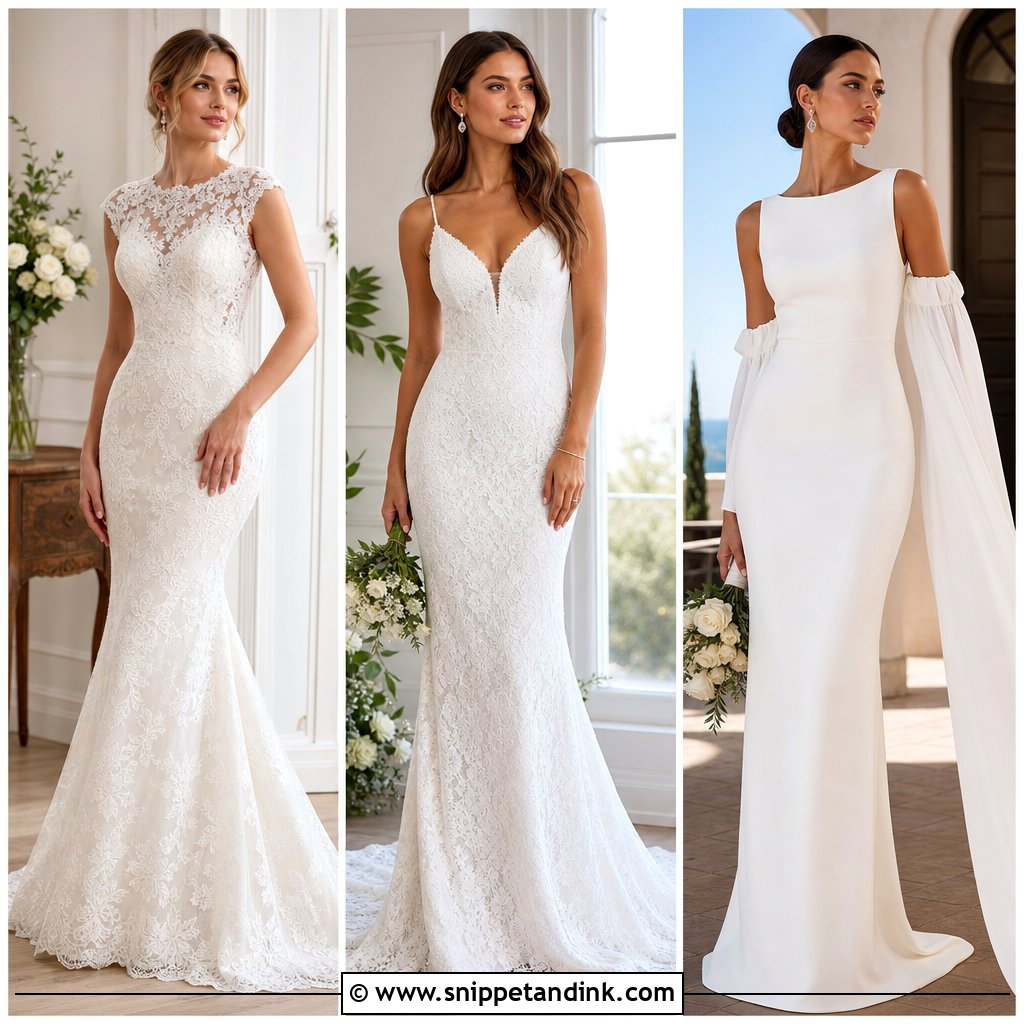 20 Basic Wedding Dress Ideas for Chic Minimalist Brides