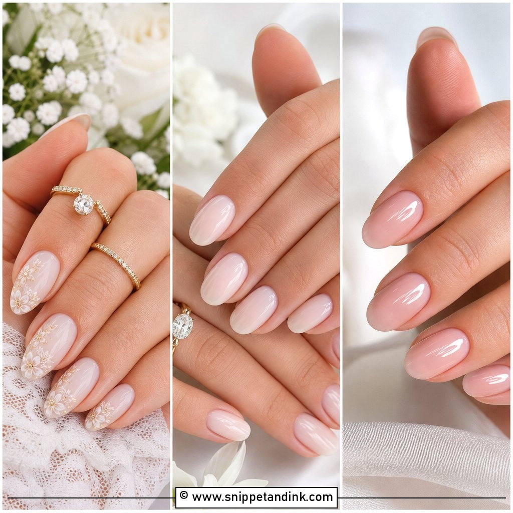20 Basic Wedding Nails for Chic Minimalist Brides