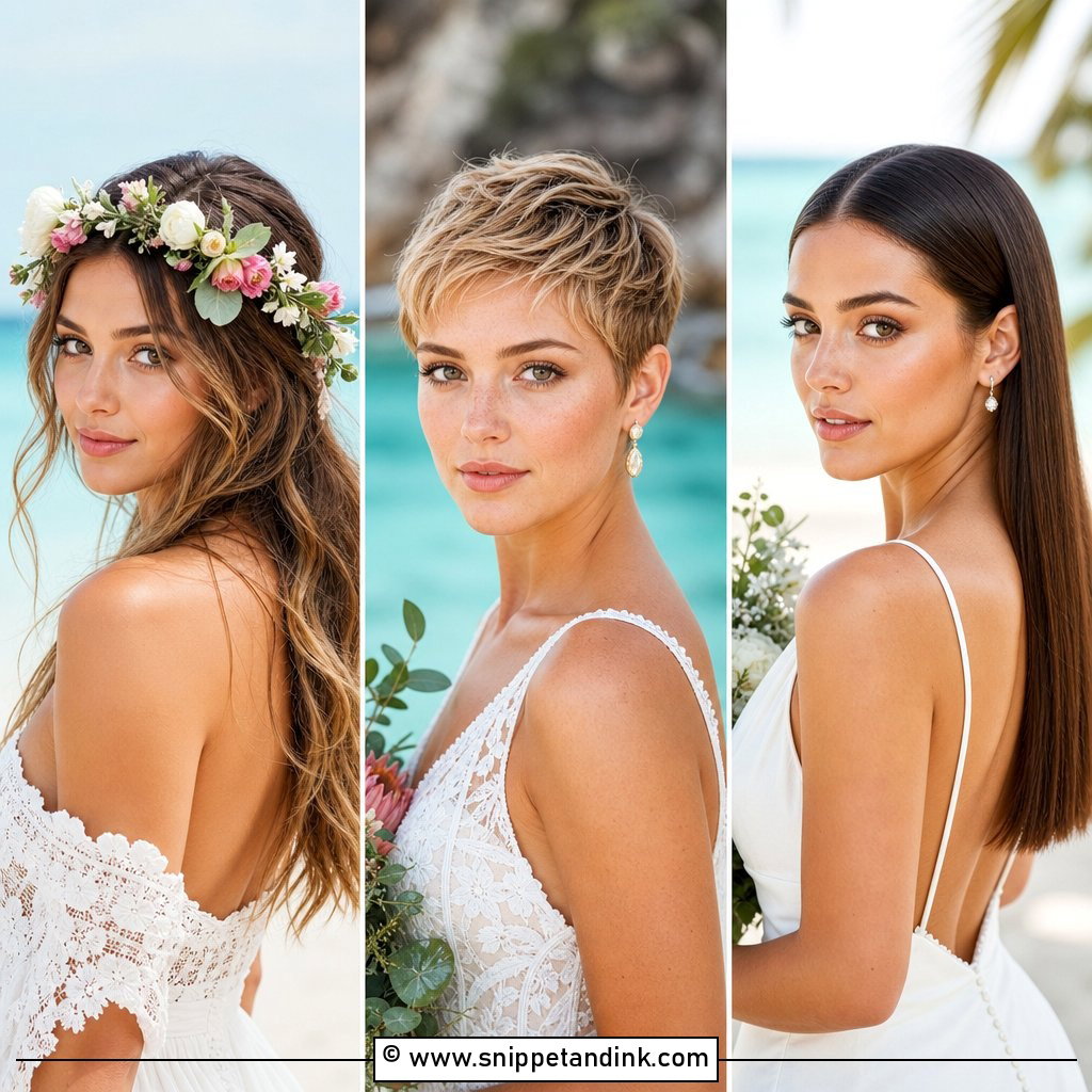 20 Beach Bride Hair Ideas for a Soft Seaside Wedding Look