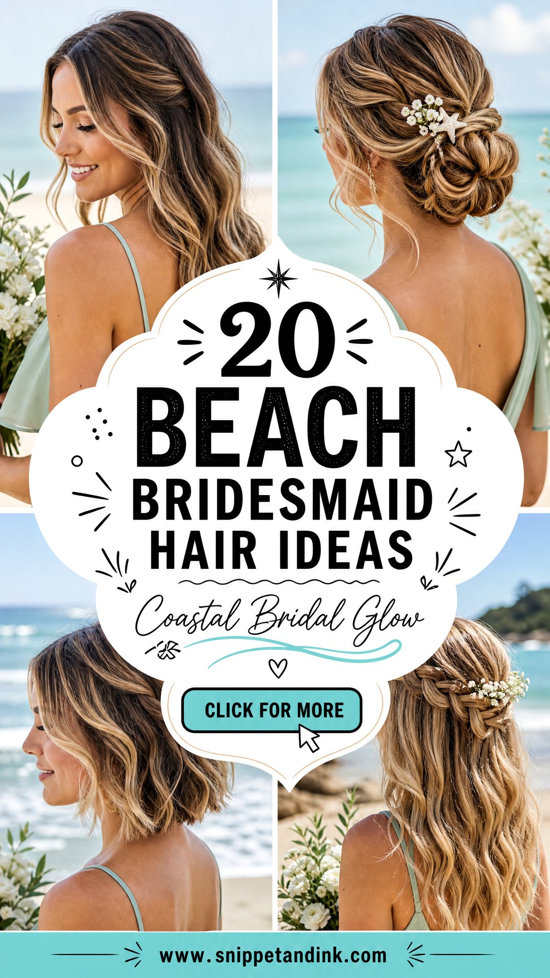 20 Beach Bridesmaid Hair Ideas for Effortless Coastal Beauty - 20 Beach Bridesmaid Hair Ideas for Effortless Coastal Beauty