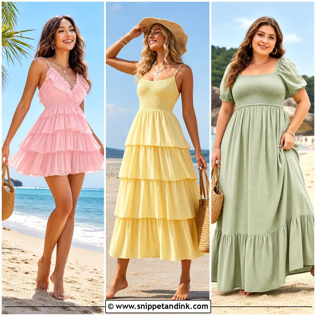 20 Beach Pictures with Dress Ideas for Dreamy Coastal Photos