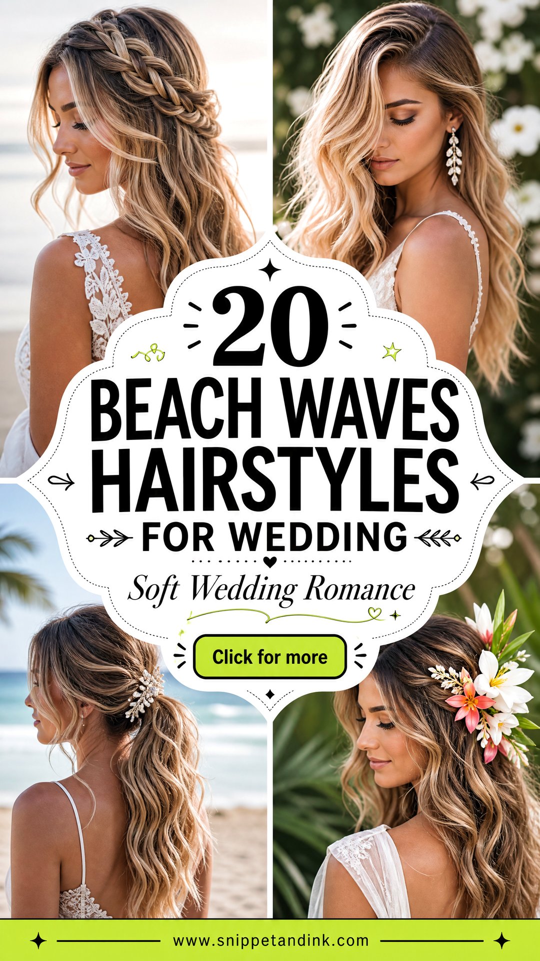 20 Beach Waves Hairstyles for Wedding Days With Soft Romance - 20 Beach Waves Hairstyles for Wedding Days With Soft Romance