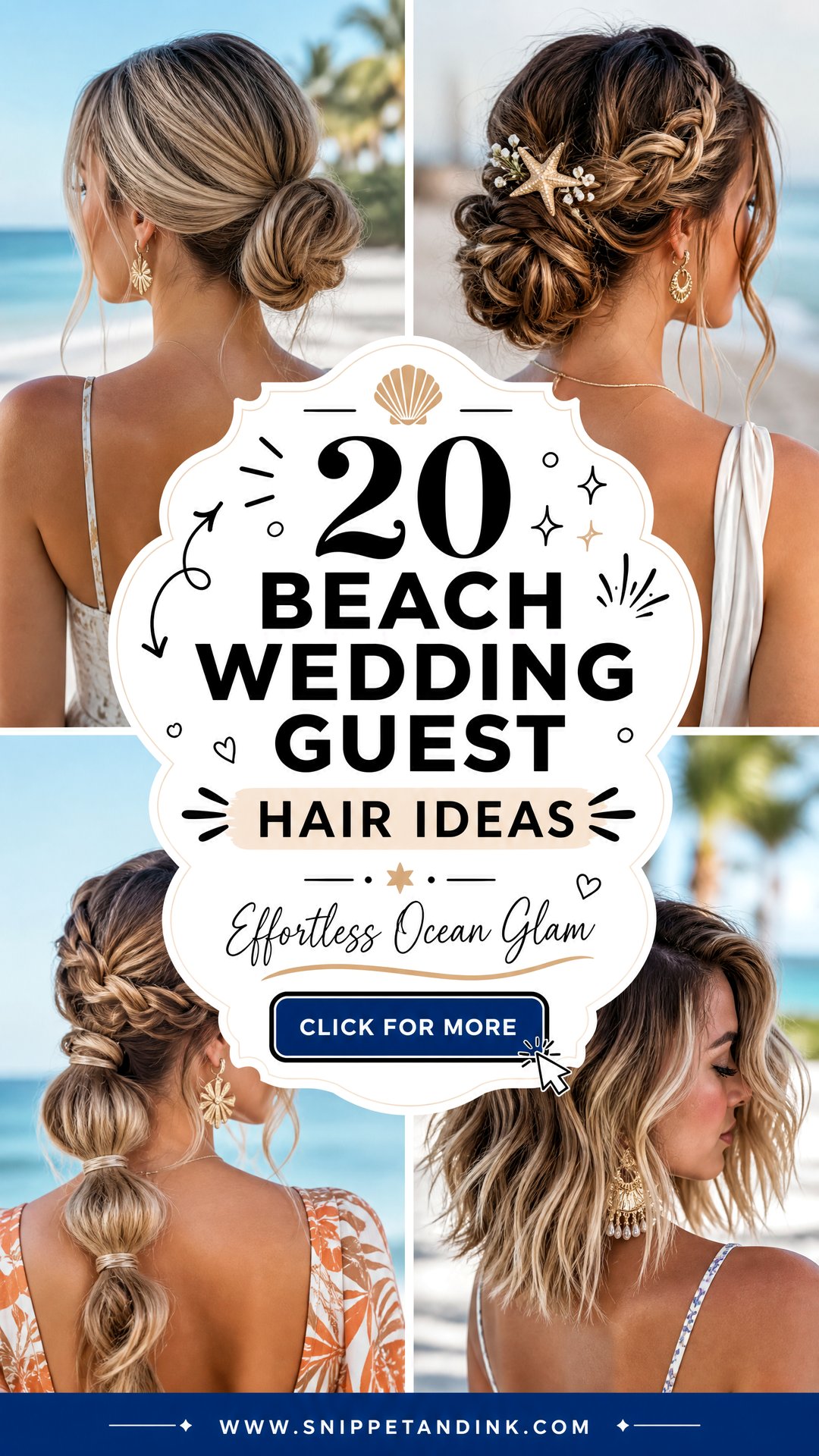 20 Beach Wedding Guest Hair Ideas for Effortless Ocean Glam - 20 Beach Wedding Guest Hair Ideas for Effortless Ocean Glam