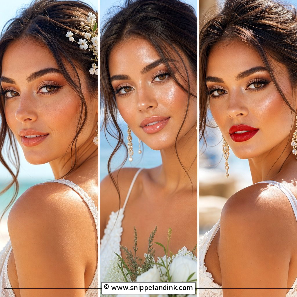 20 Beach Wedding Makeup for Brown Eyes That Truly Glow
