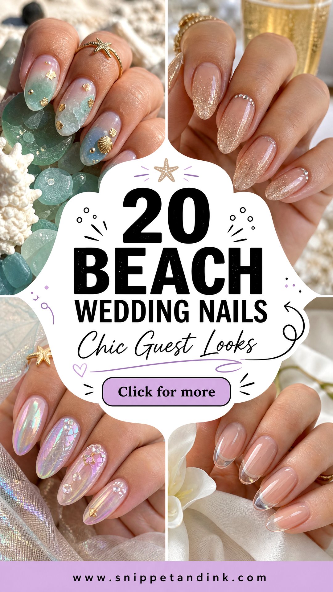 20 Beach Wedding Nails for Guest Looks That Feel Chic - 20 Beach Wedding Nails for Guest Looks That Feel Chic