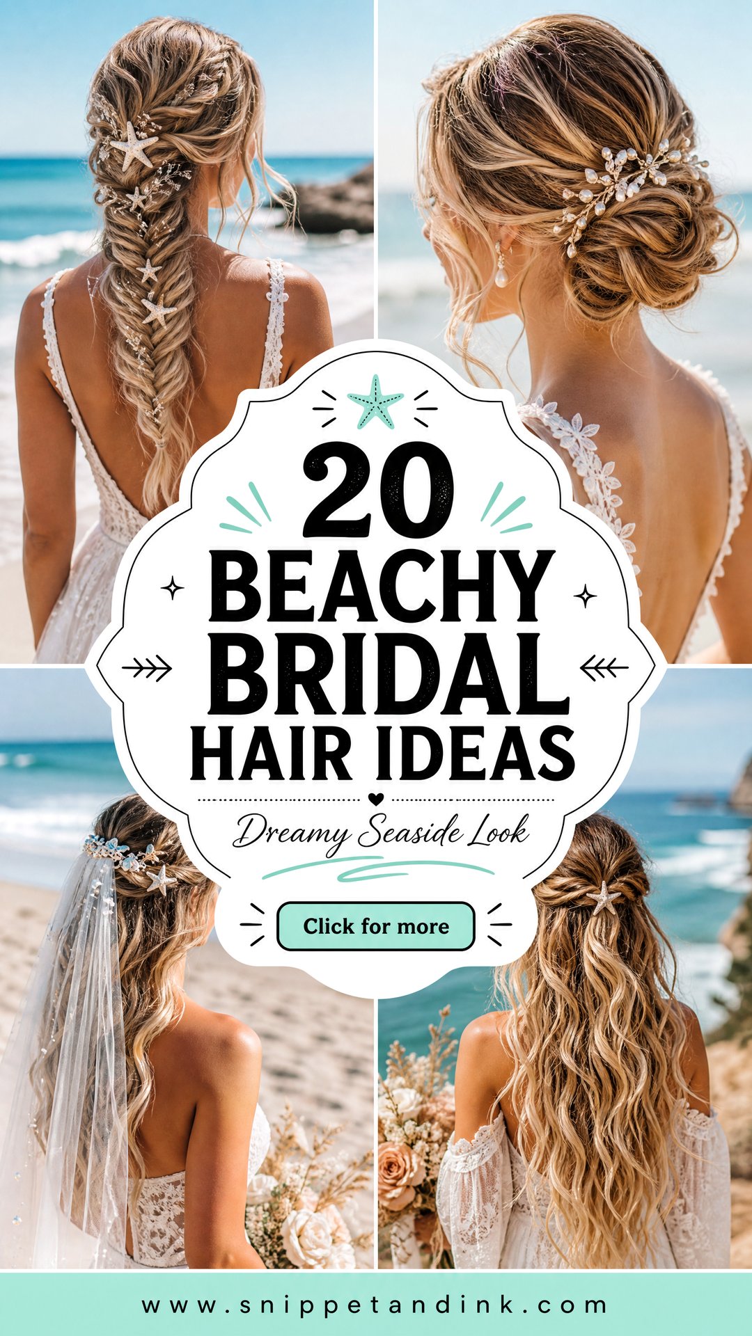 20 Beachy Bridal Hair Ideas for a Dreamy Seaside Look - 20 Beachy Bridal Hair Ideas for a Dreamy Seaside Look