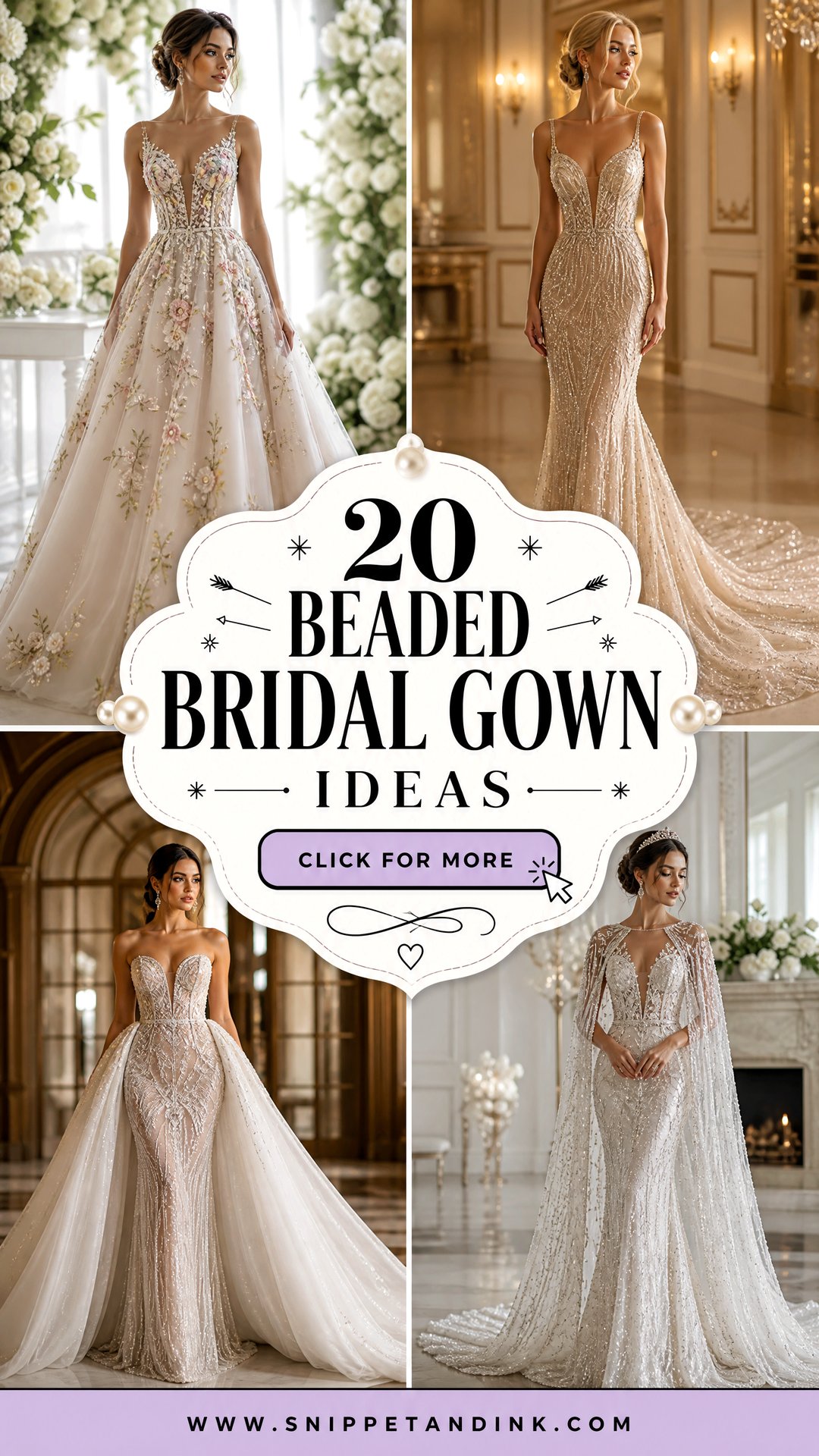 20 Beaded Bridal Gown Ideas Luxe Styles for Modern Brides - 20 Beaded Bridal Gown Ideas: Luxe Styles for Modern Brides