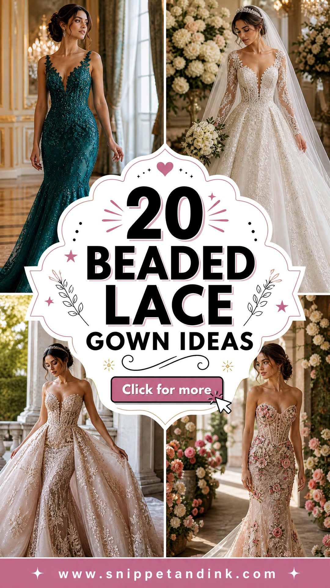 20 Beaded Lace Gown Ideas Modern Romantic Looks for Brides - 20 Beaded Lace Gown Ideas: Modern Romantic Looks for Brides