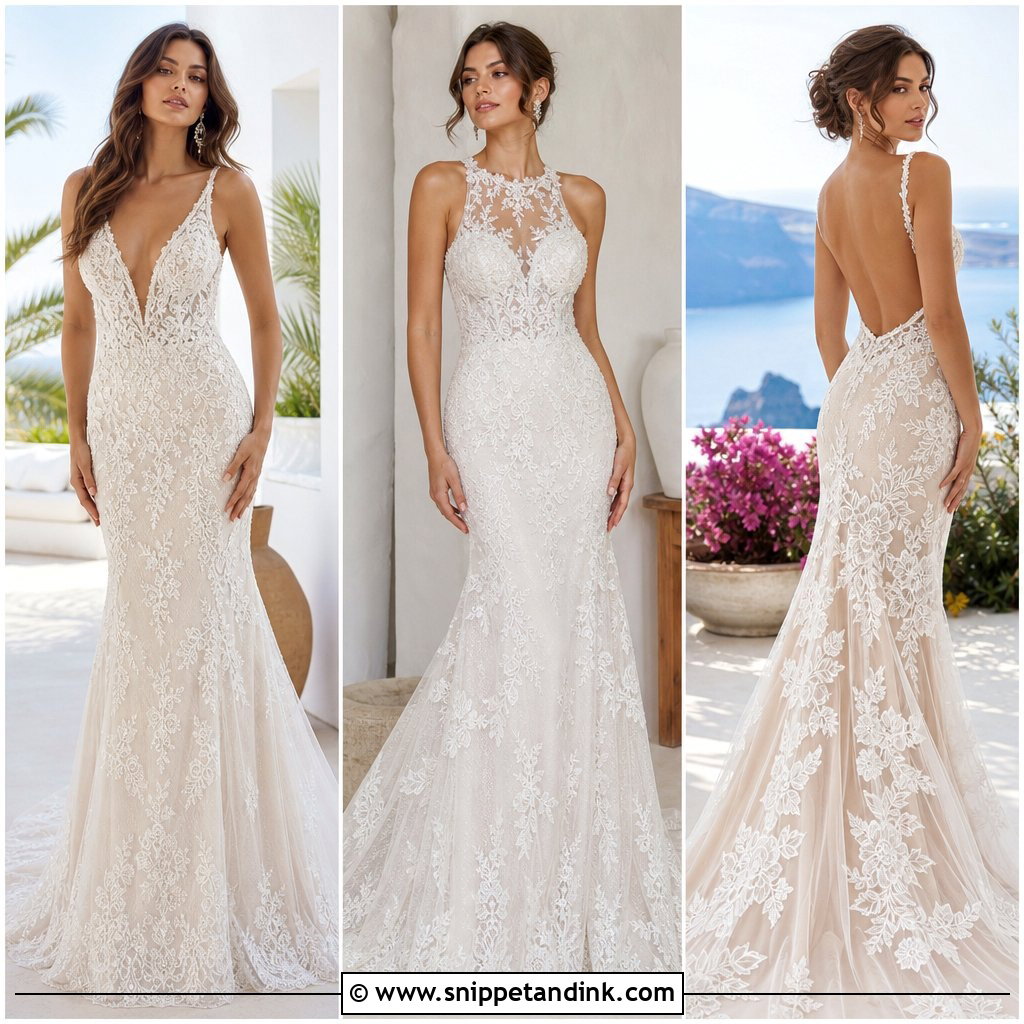 20 Beaded Lace Wedding Dress Ideas for Luxe Romantic Brides