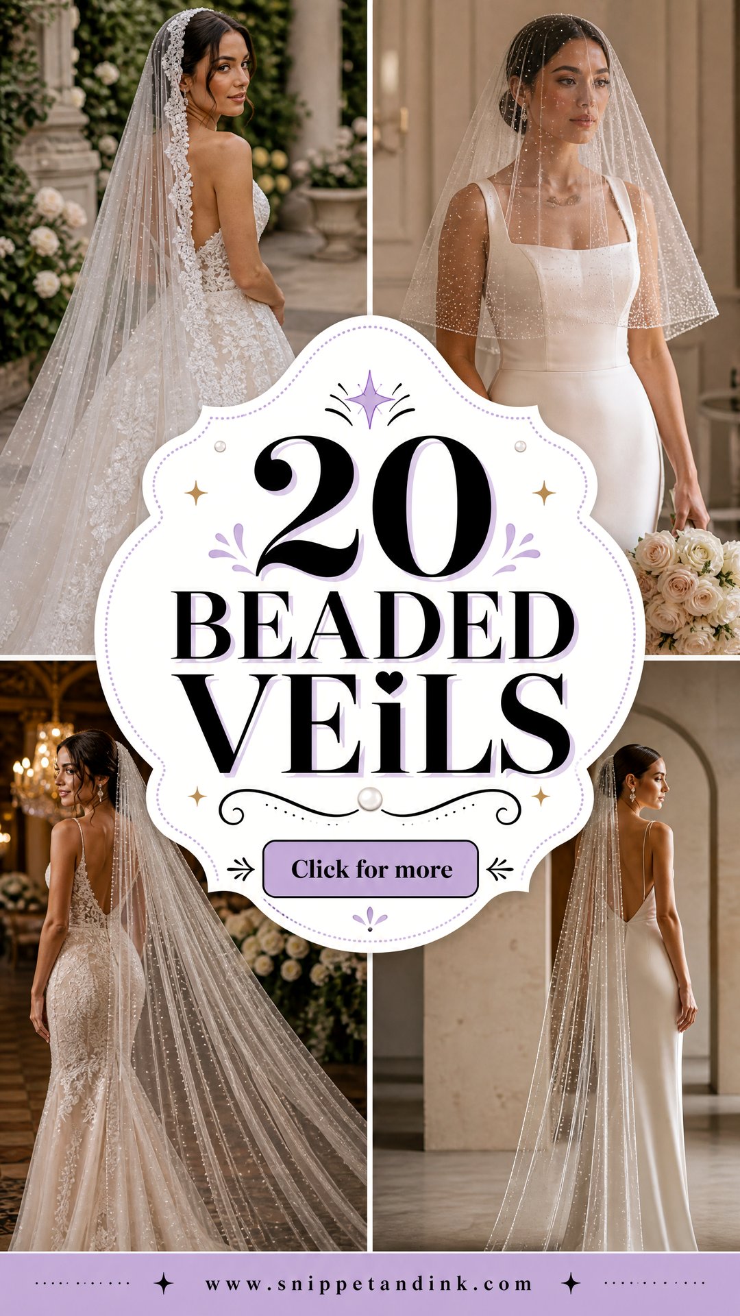 20 Beaded Veils Sparkling Styles for Every Bridal Look - 20 Beaded Veils: Sparkling Styles for Every Bridal Look