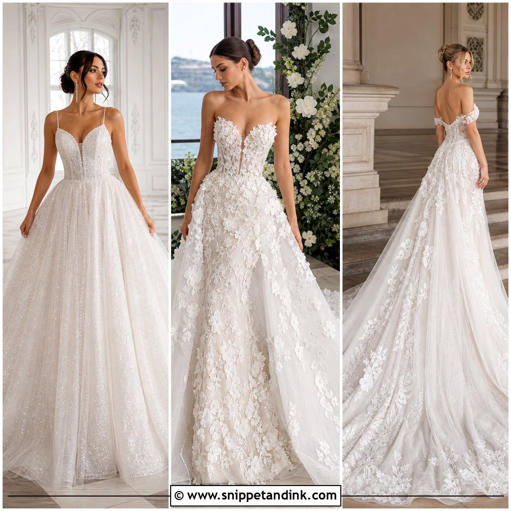 20 Beautiful Wedding Dresses Fairytale: Magical Bridal Looks