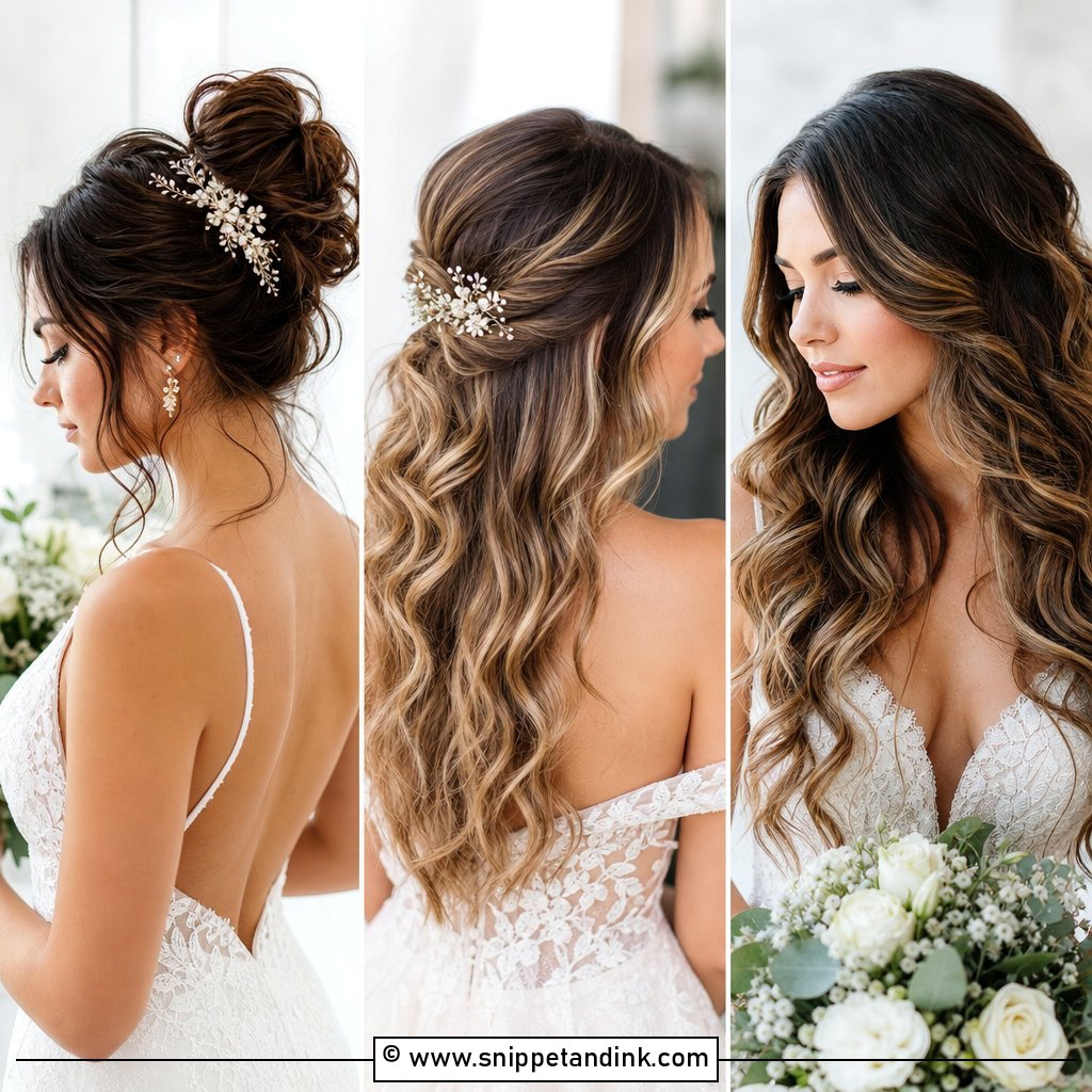 20 Beautiful Wedding Hairstyles for Romantic Bridal Looks