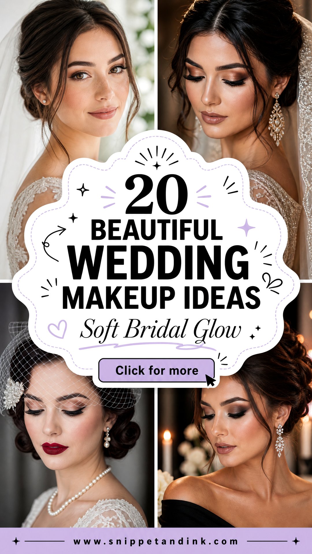 20 Beautiful Wedding Makeup Ideas for a Soft Bridal Glow - 20 Beautiful Wedding Makeup Ideas for a Soft Bridal Glow