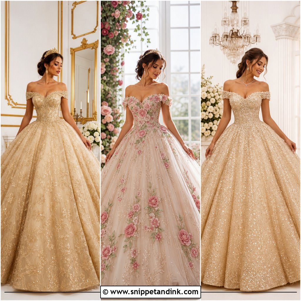 20 Beauty and the Beast Wedding Dress Ideas: Fairytale Magic