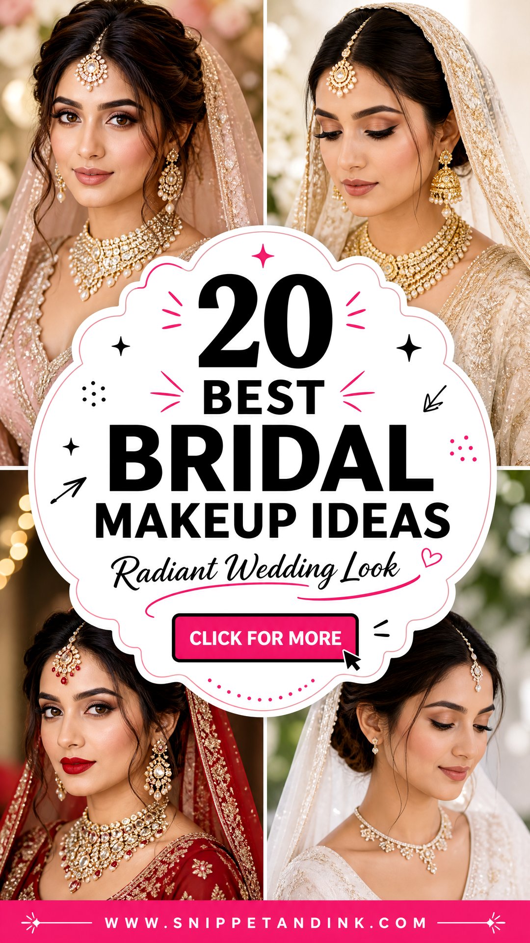 20 Best Bridal Makeup Ideas for a Radiant Wedding Look - 20 Best Bridal Makeup Ideas for a Radiant Wedding Look