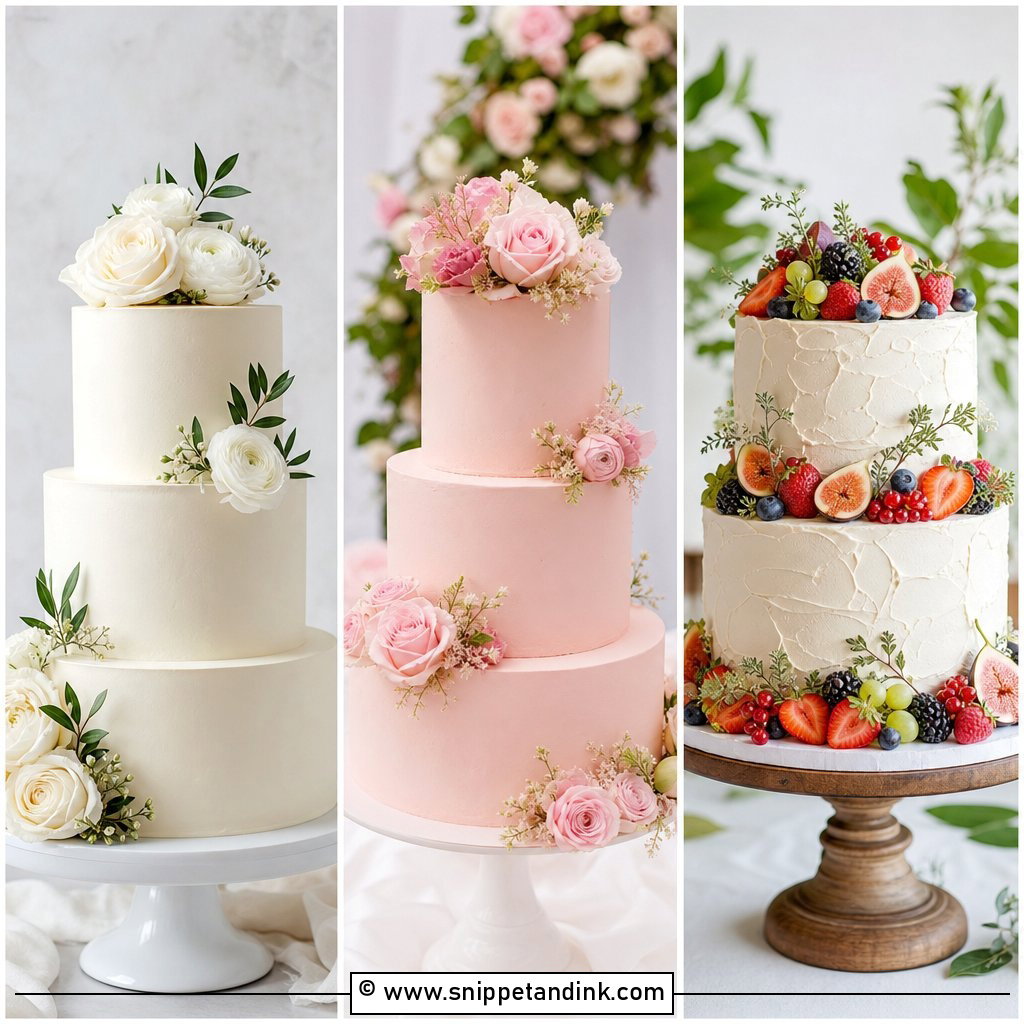 20 Best Cake Design Ideas for Wedding Style Inspiration