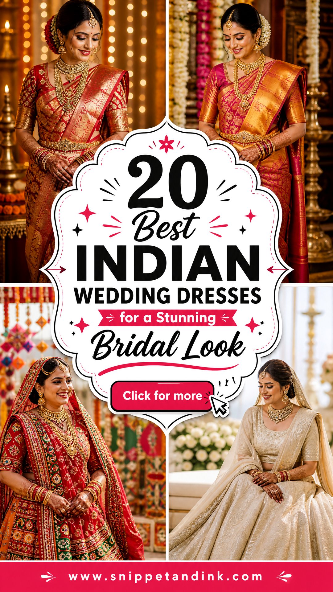 20 Best Indian Wedding Dresses for a Stunning Bridal Look - 20 Best Indian Wedding Dresses for a Stunning Bridal Look