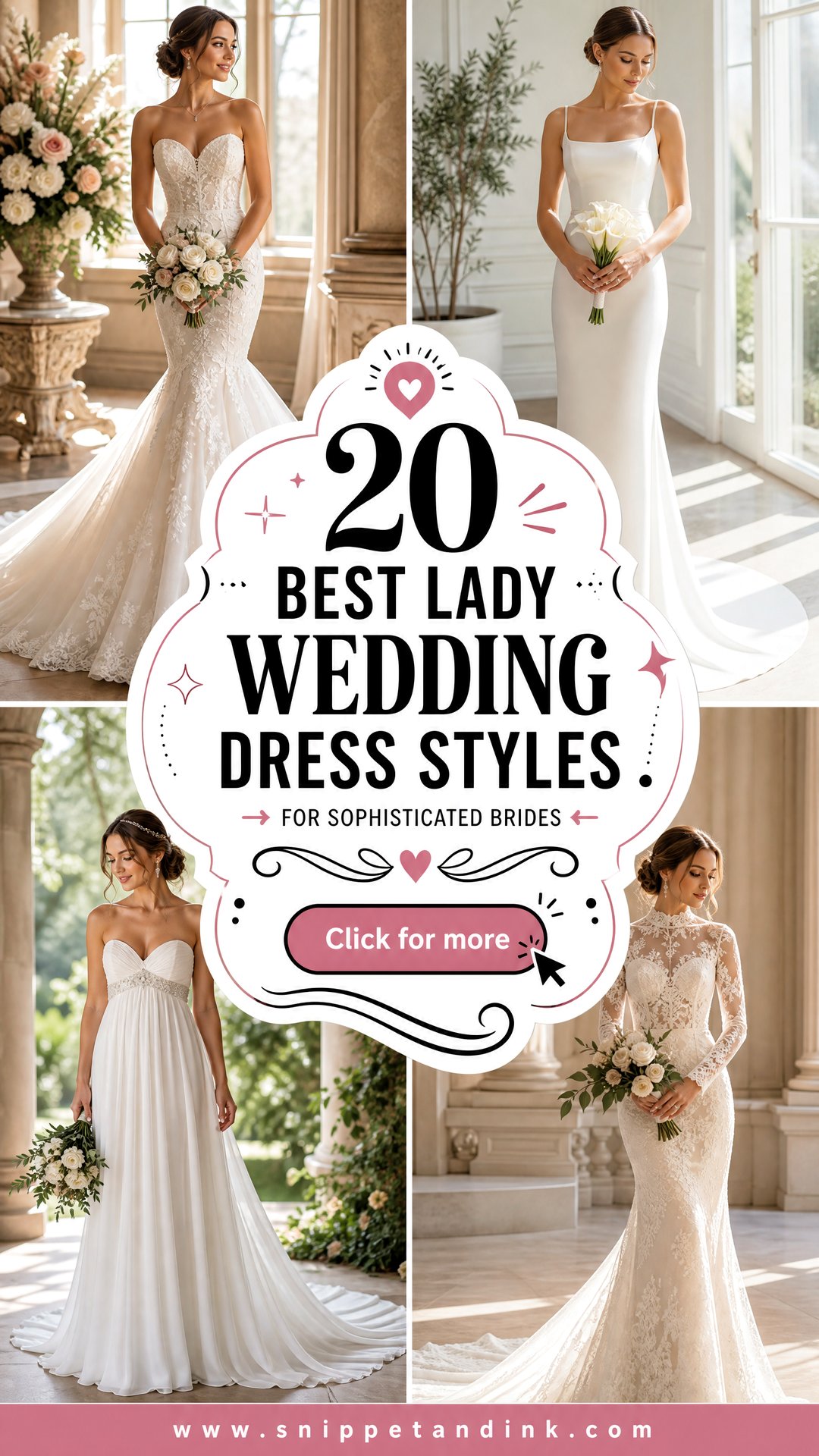 20 Best Lady Wedding Dress Styles for Sophisticated Brides - 20 Best Lady Wedding Dress Styles for Sophisticated Brides