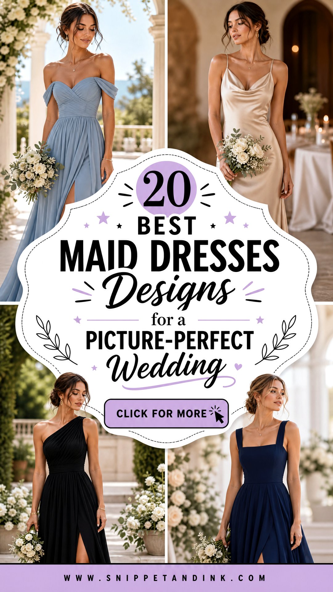 20 Best Maid Dresses Designs for a Picture-Perfect Wedding - 20 Best Maid Dresses Designs for a Picture-Perfect Wedding