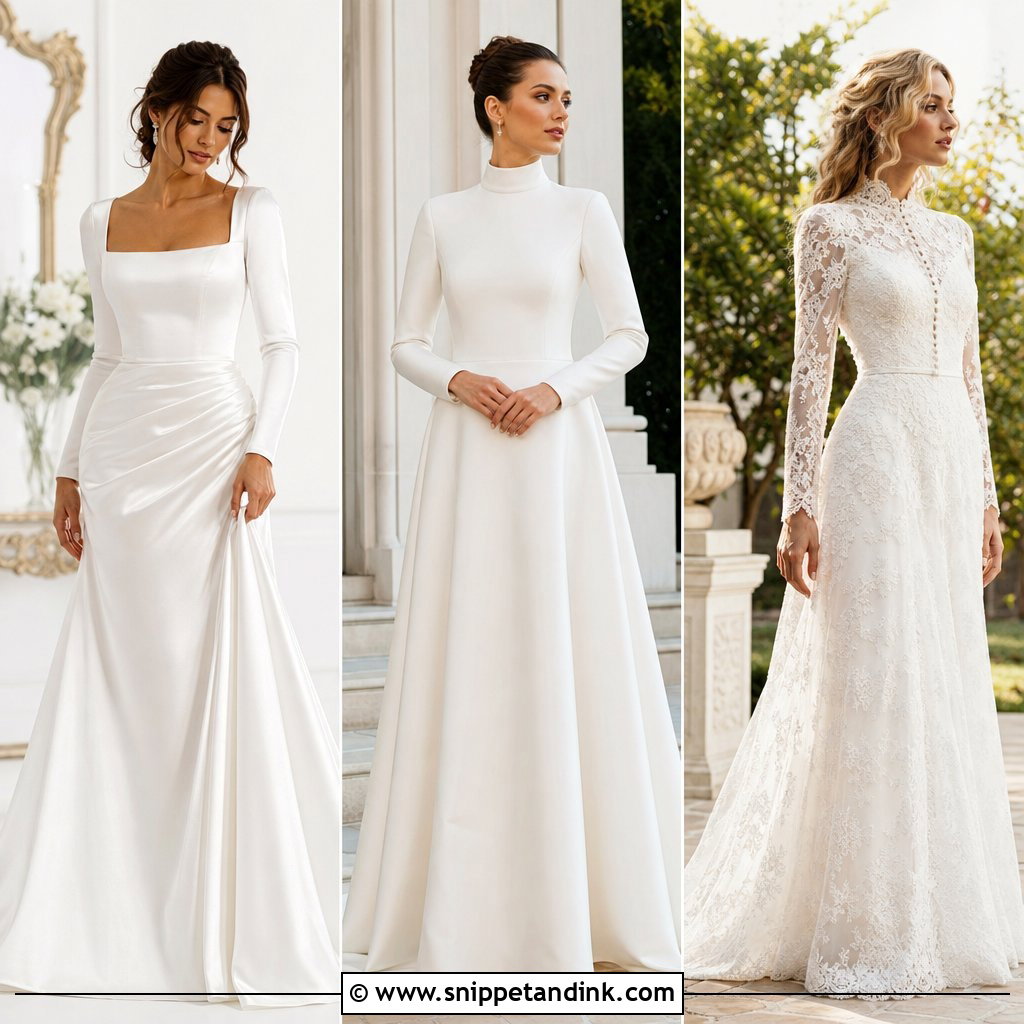 20 Best Wedding Dresses Long Sleeves for Timeless Brides