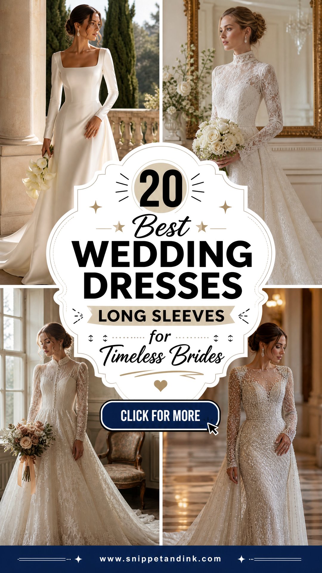 20 Best Wedding Dresses Long Sleeves for Timeless Brides - 20 Best Wedding Dresses Long Sleeves for Timeless Brides