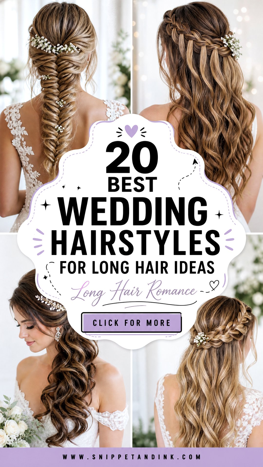 20 Best Wedding Hairstyles for Long Hair Brides Will Love - 20 Best Wedding Hairstyles for Long Hair Brides Will Love