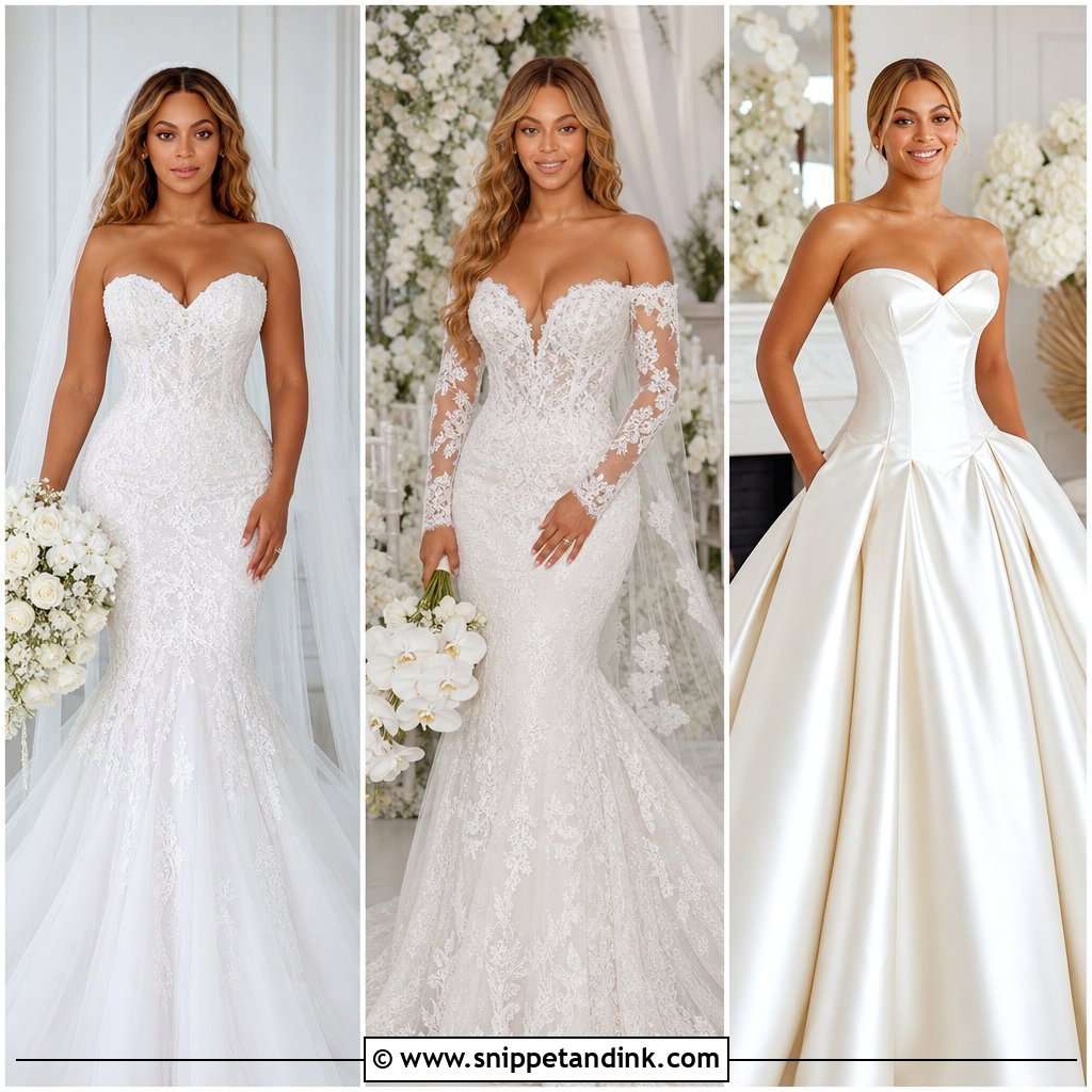 20 Beyonce Wedding Dress Ideas Inspired by Iconic Glamour