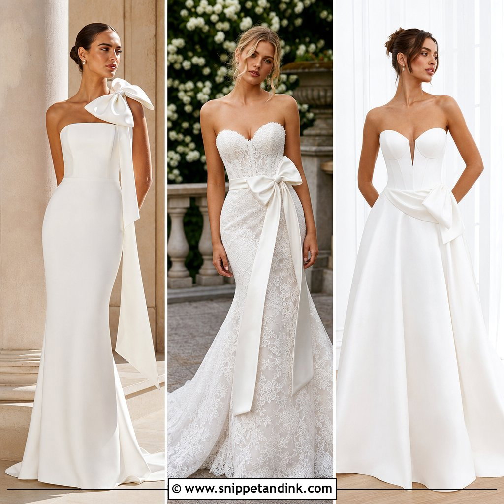 20 Big Bow Wedding Dress Ideas for a Chic Statement Look