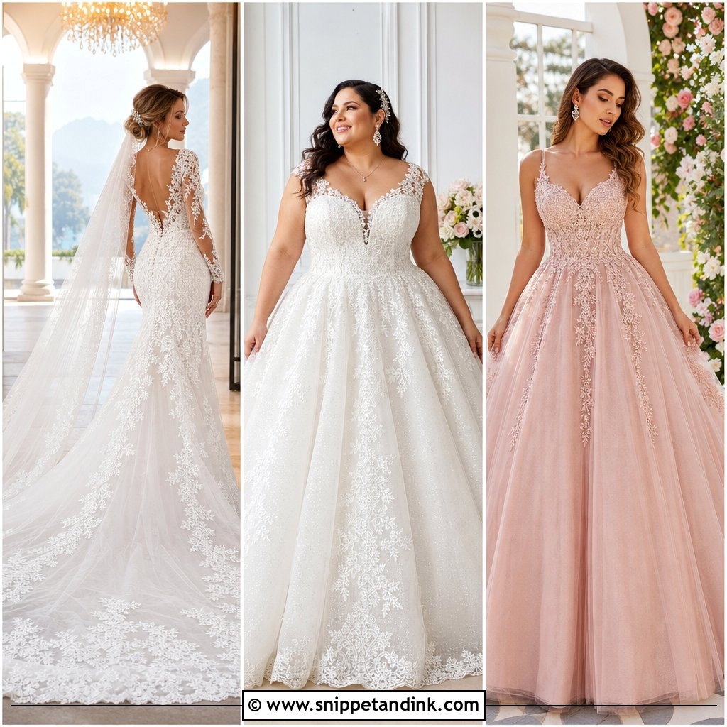 20 Big Lace Wedding Dress Ideas for a Romantic Bridal Look