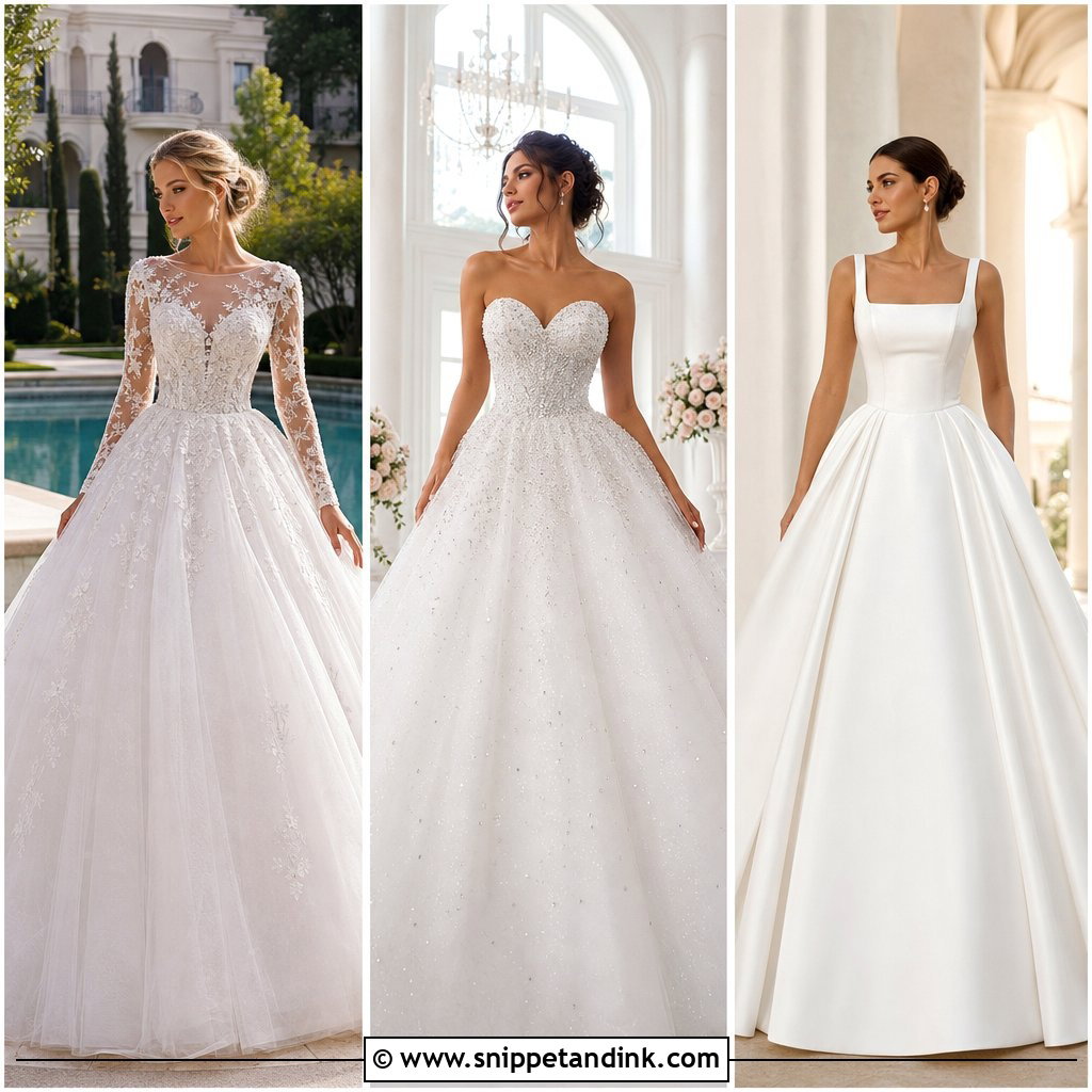 20 Big Poofy Princesses Wedding Dresses for Fairytale Brides