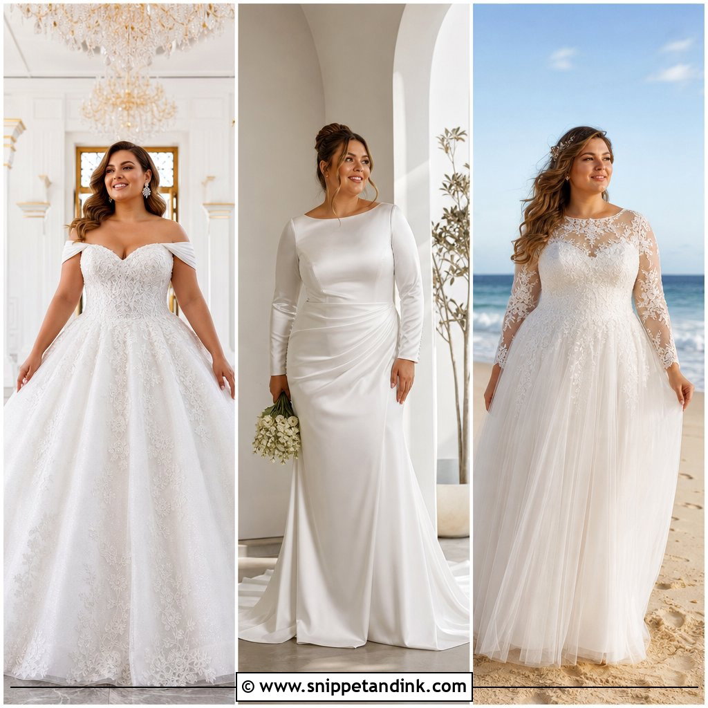 20 Big Size Wedding Dress Ideas for Confident Curvy Brides