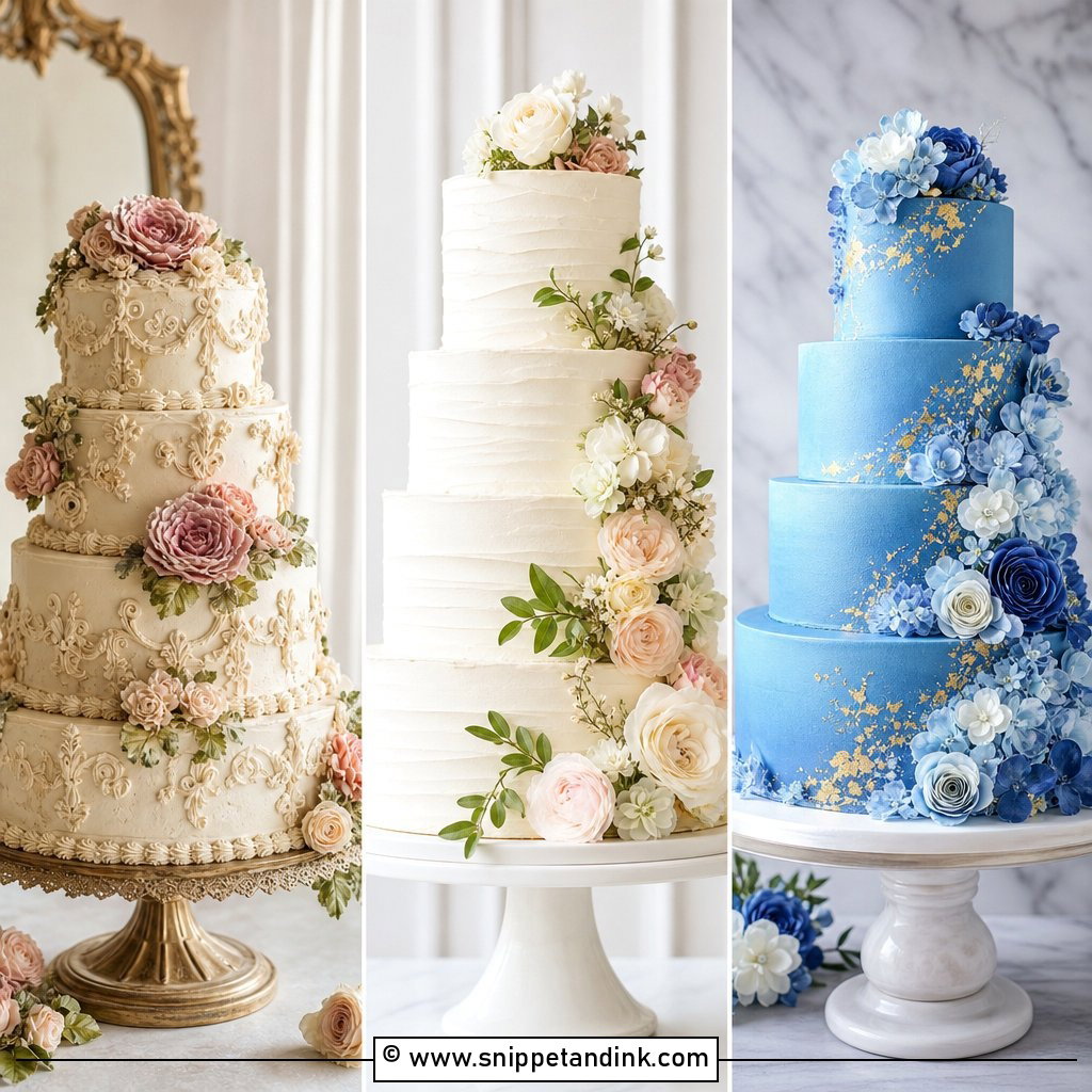 20 Big Wedding Cakes That Make a Stunning Statement