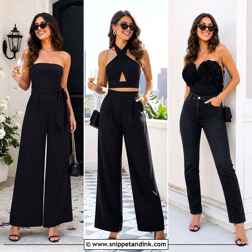 20 Black Bachelorette Party Outfit Ideas for a Chic Night Out