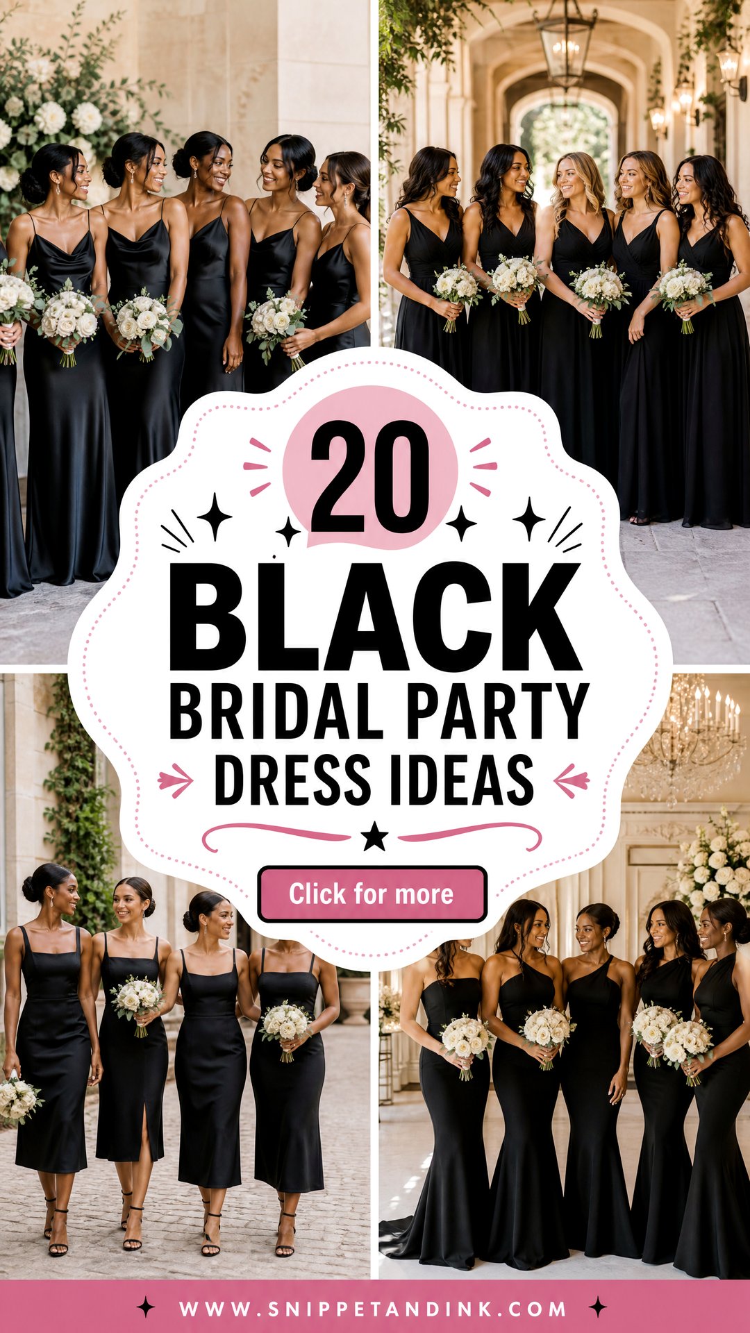 20 Black Bridal Party Dress Ideas Chic Looks This Season - 20 Black Bridal Party Dress Ideas: Chic Looks This Season