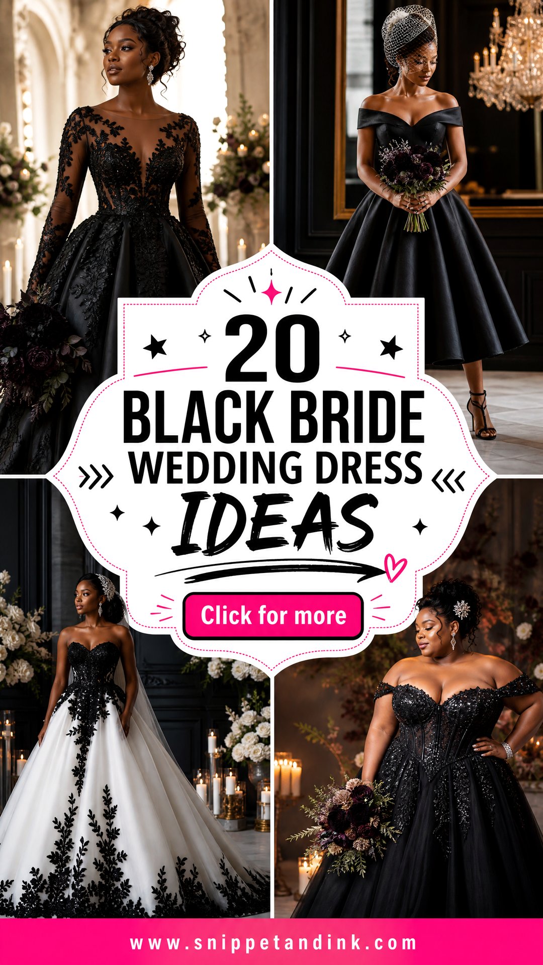 20 Black Bride Wedding Dress Ideas Bold Looks for Modern Brides - 20 Black Bride Wedding Dress Ideas: Bold Looks for Modern Brides