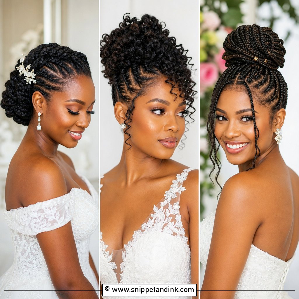 20 Black Hair Bride Ideas for a Beautiful Wedding Look